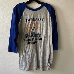 American Apparel Graphic Baseball Tee